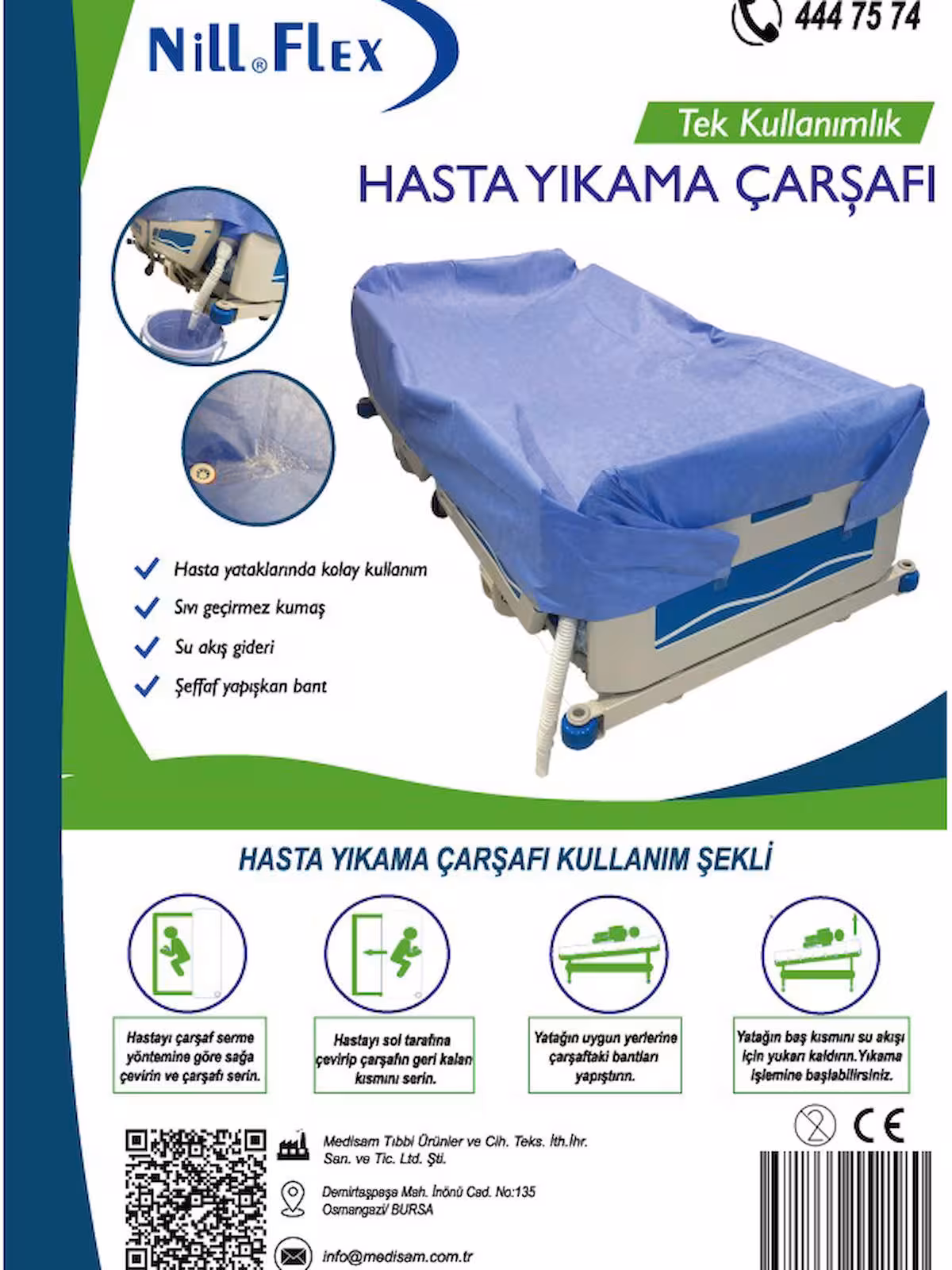 Hasta Yıkama Çarşafı