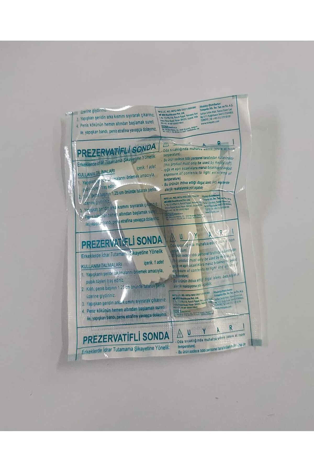 prezervatifli İdrar Sondası U-Dren